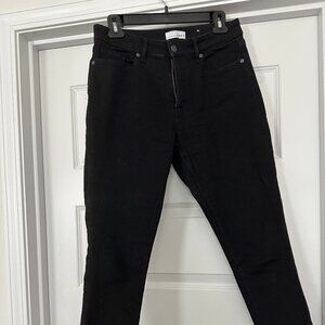 Loft Curvy Skinny Black Jeans- 29/8 Petite
